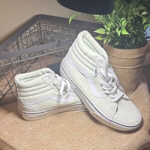 Vans Suede Women's High-Top Sneakers - Light Green